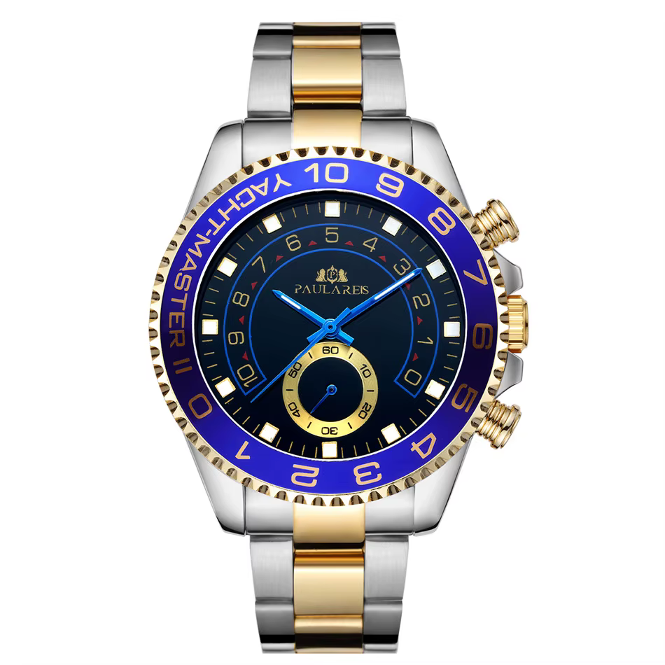 Montres de sport pour homme, montre chronographe automatique, montres mécaniques à bracelet, grand c