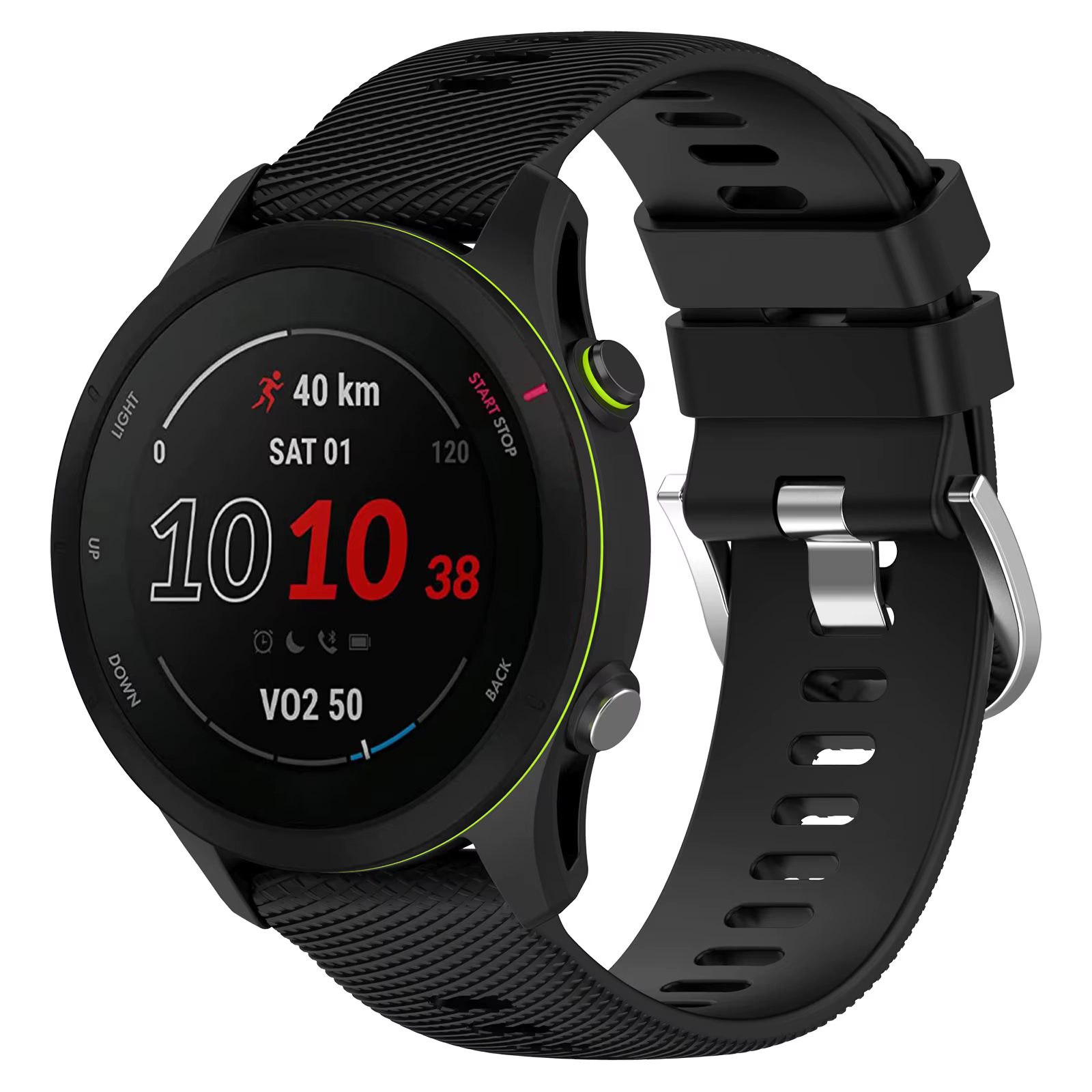 Bracelet de montre en silicone pour Garmin Forerunner 255, bracelet SmartWatch, dragonne, 22mm, 255