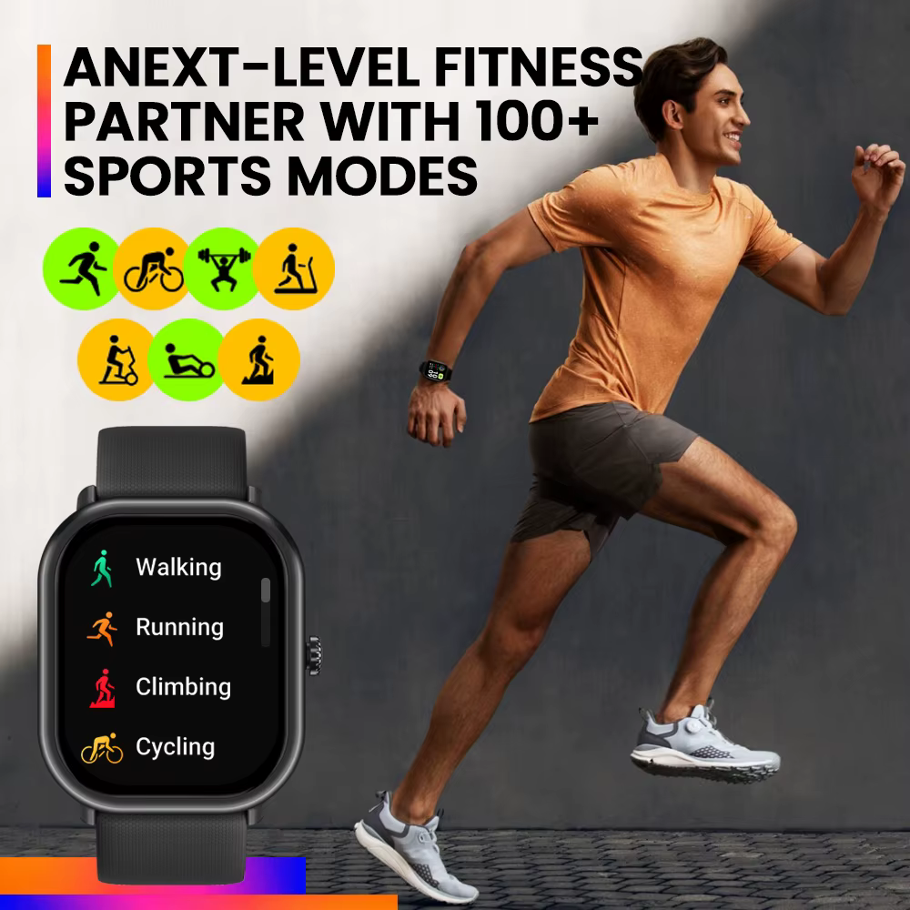 Zeblaze-Montre intelligente d'appel vocal pour hommes et femmes, GTS 3 Pro, Ultra-Big HD, Écran AMOL
