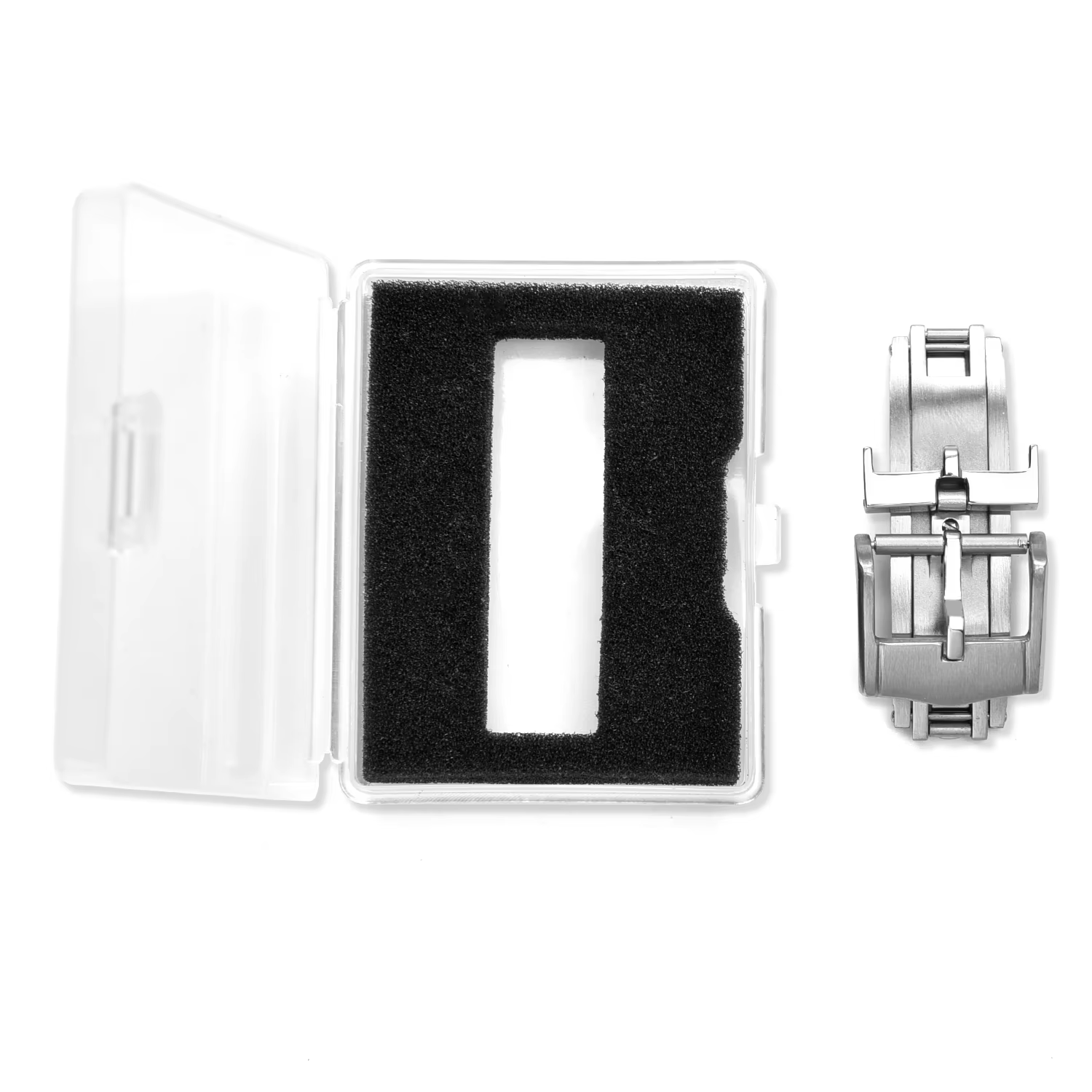 Fermoir déployant en acier inoxydable 16 mm 18 mm pour montres Delugs, boucle de montre pour Rolex C