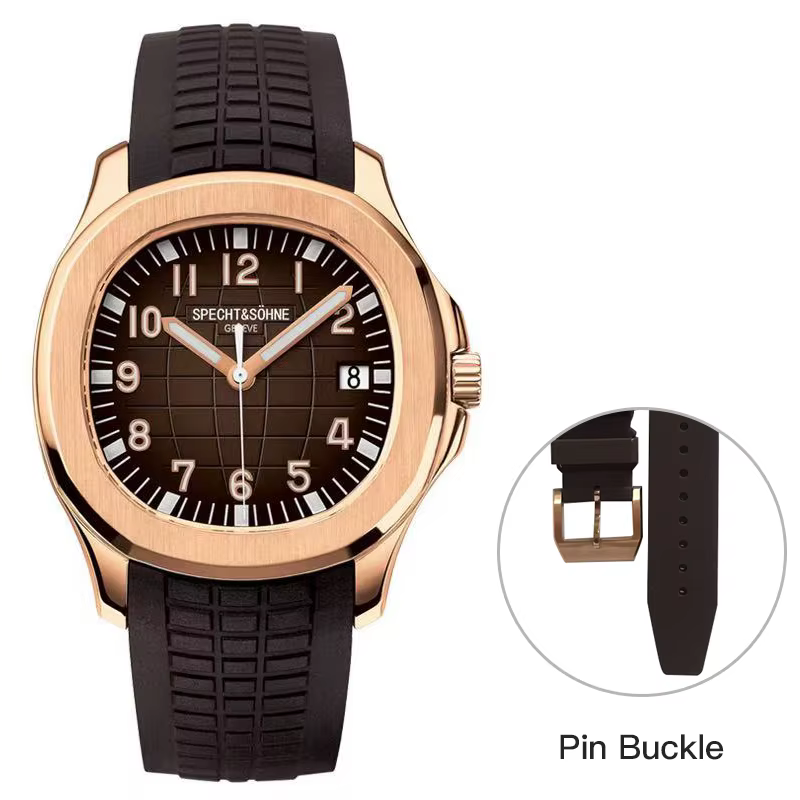 Specht & Sohne – montre mécanique automatique pour hommes, Miyota 8215 Movt, montre de sport émeraud