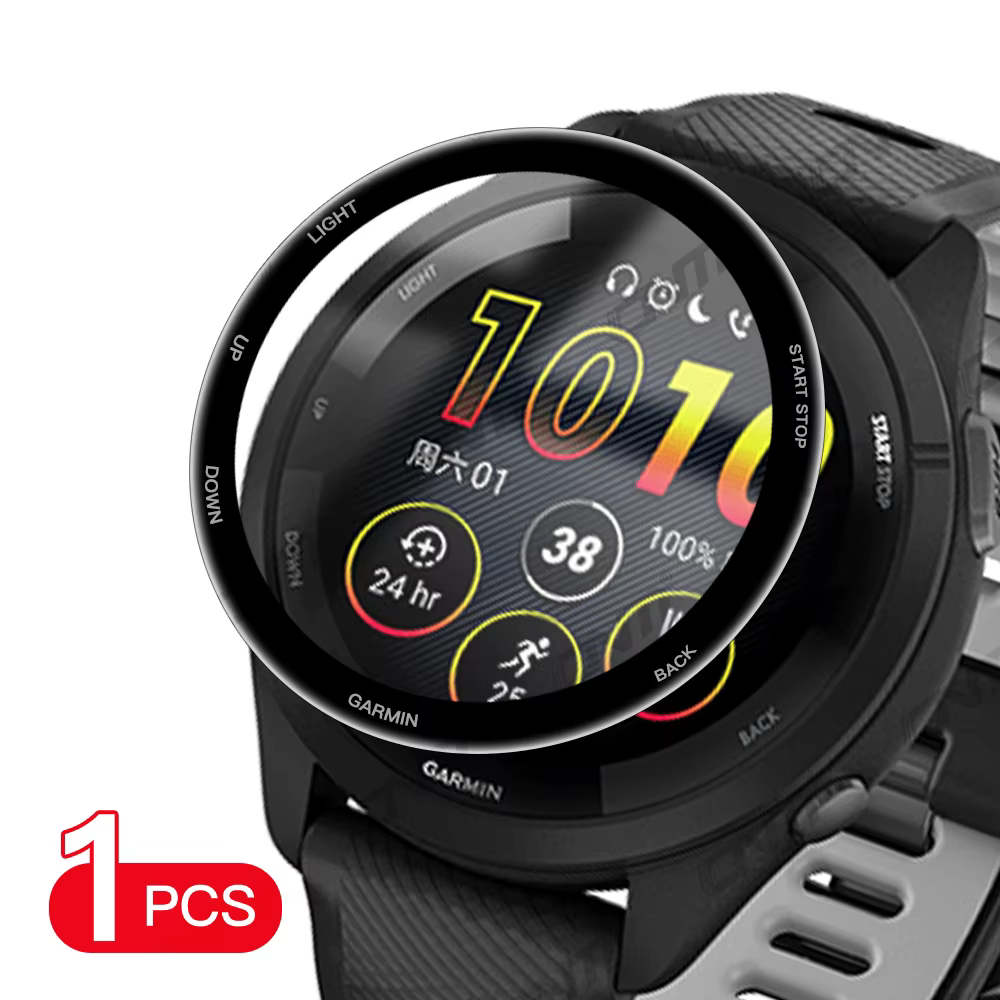 Protecteur d'écran pour Garmin Forerunner 970 570 965 265 265S 42mm 47mm, film de protection anti-ra