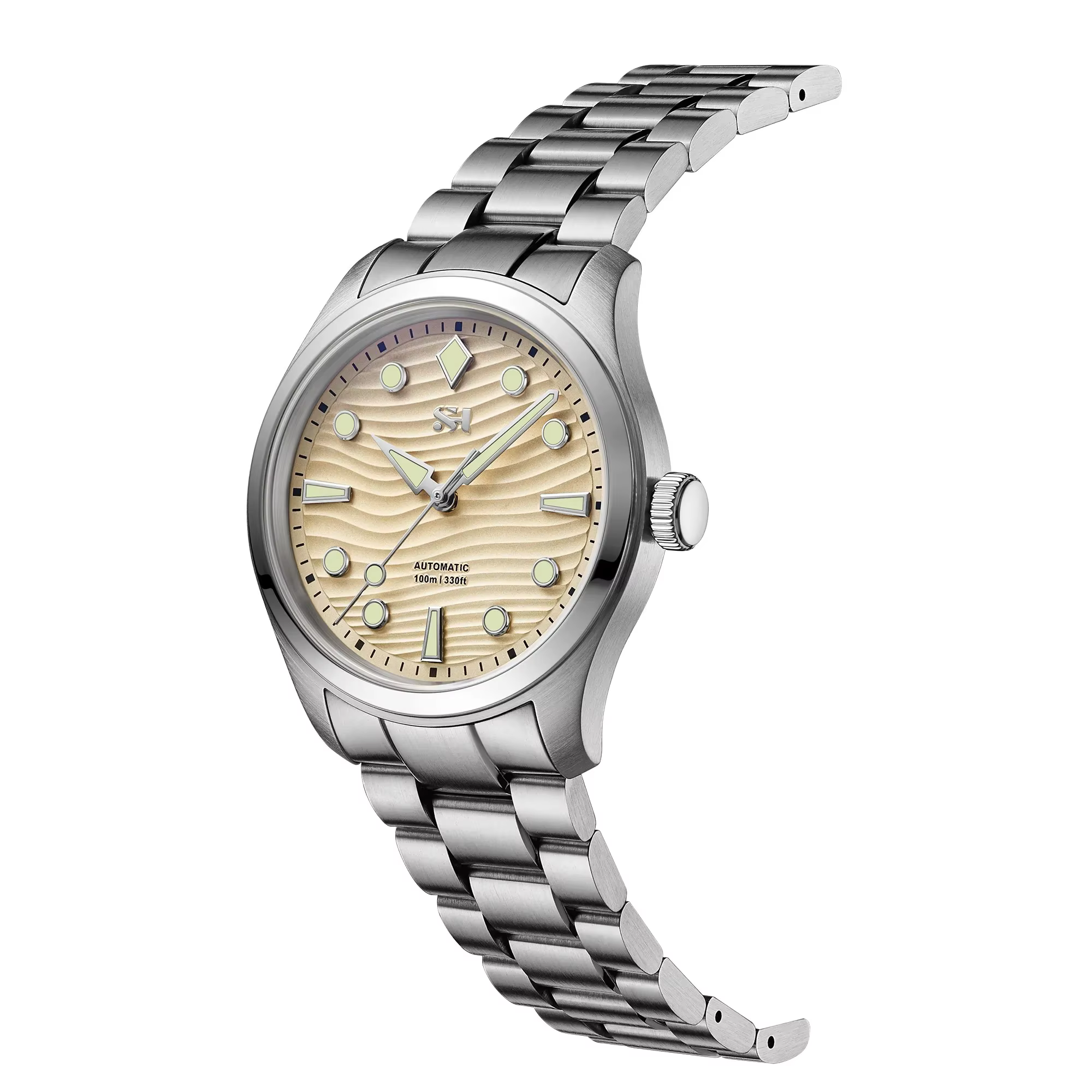 SH édition limitée 38mm montre de plongée Ultra-mince PT5004 mouvement mécanique automatique étanche