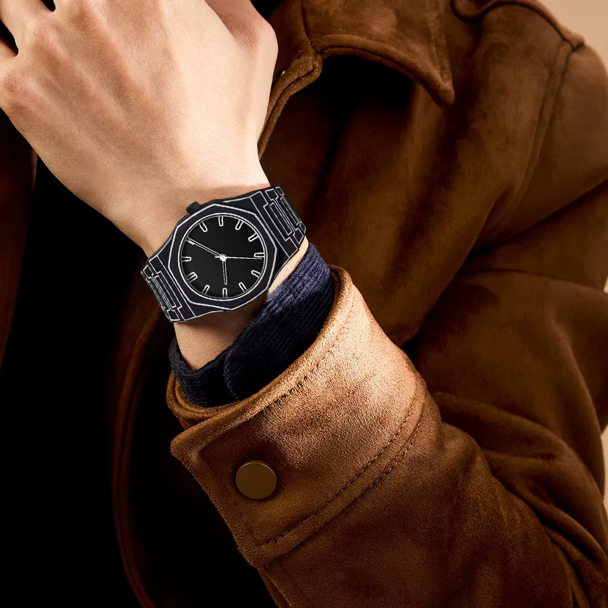 2025 nouveaux hommes créatifs montre en Silicone VA VA VOOM marque mouvement à Quartz lignes créativ
