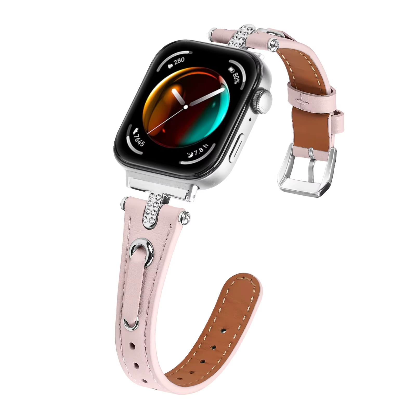 Bracelet en cuir pour Huawei Watch Fit 3 4 5, pour femmes et hommes, bracelet intelligent en forme d