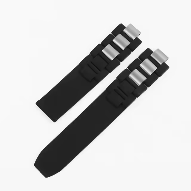 Bracelet de montre pour Cartier 21ème siècle, bracelets de montre en Silicone à bouche surélevée, ch