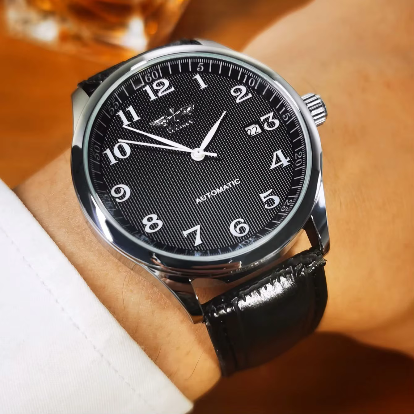 WINNER – montre d'affaires pour hommes, classique, rétro, automatique, mécanique, marque de luxe, br