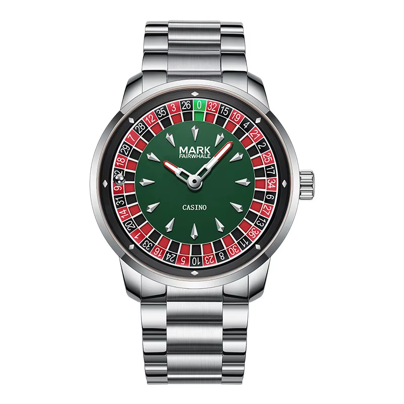 Mark Fairwhale 5031 nouvelle montre à Quartz pour hommes de marque supérieure cadran numérique rotat