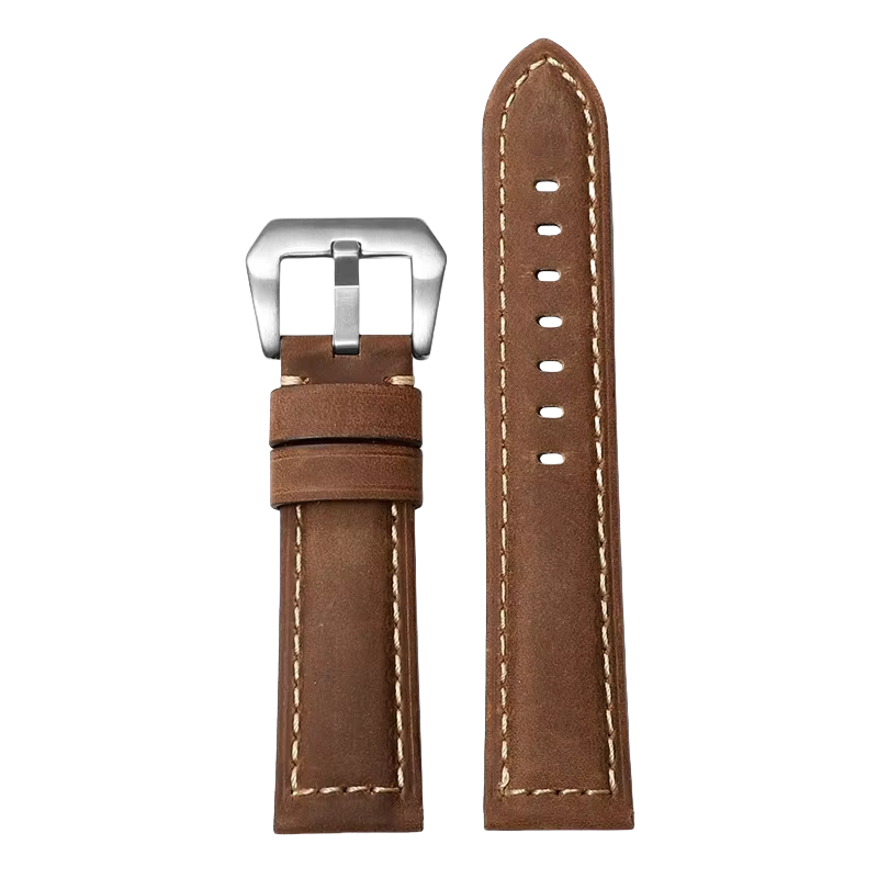 Bracelet de montre en cuir véritable pour Panerai, Compatible avec la série Radiomir Luminor 22/24/2