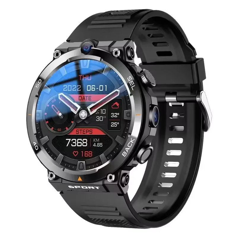 Google Play 1.39 pouces 4G réseau carte SIM montre intelligente double caméra GPS WIFI NFC robuste 6