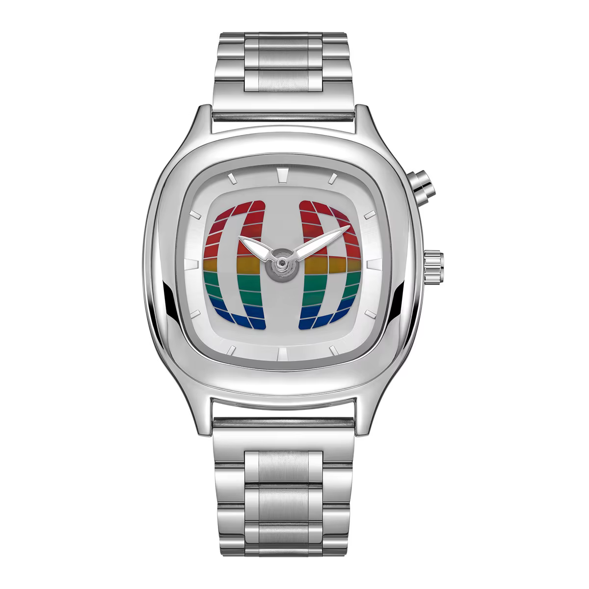 Montre à quartz pour hommes avec éclairage affichage numérique et dynamique des chiffres montre-brac