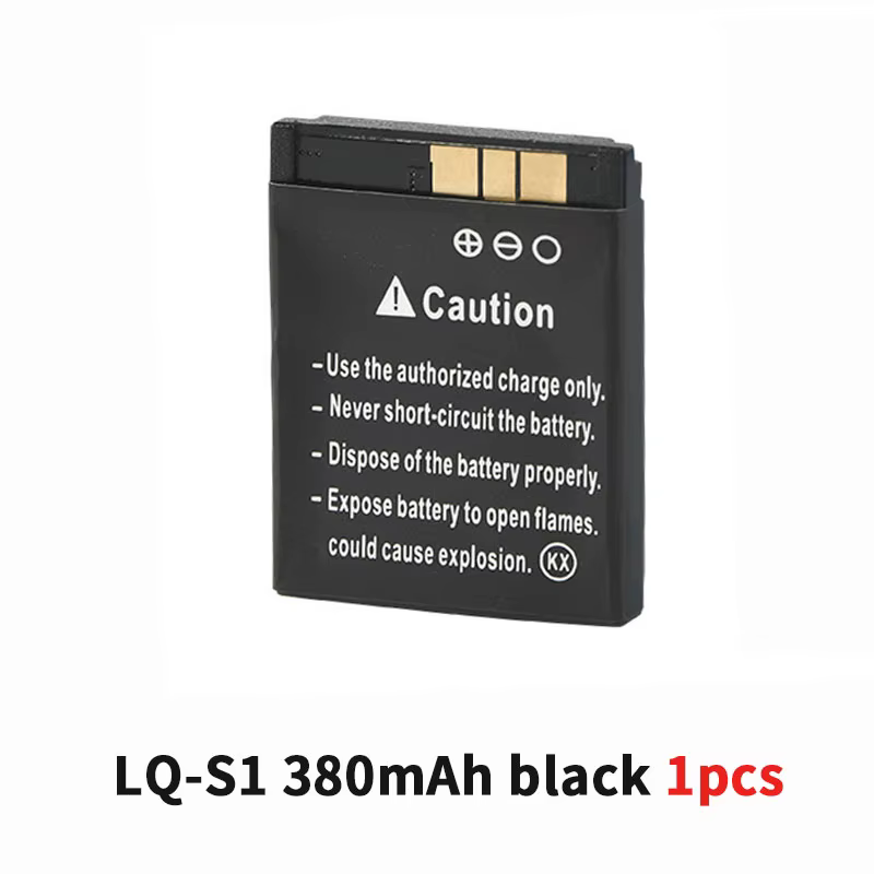 Batterie Li-ion pour montre intelligente, LQ-S1 LQ S1, 3.7V, 380mAh, pour DZ09 AB-S1 YX-W9B HKX-S1 J