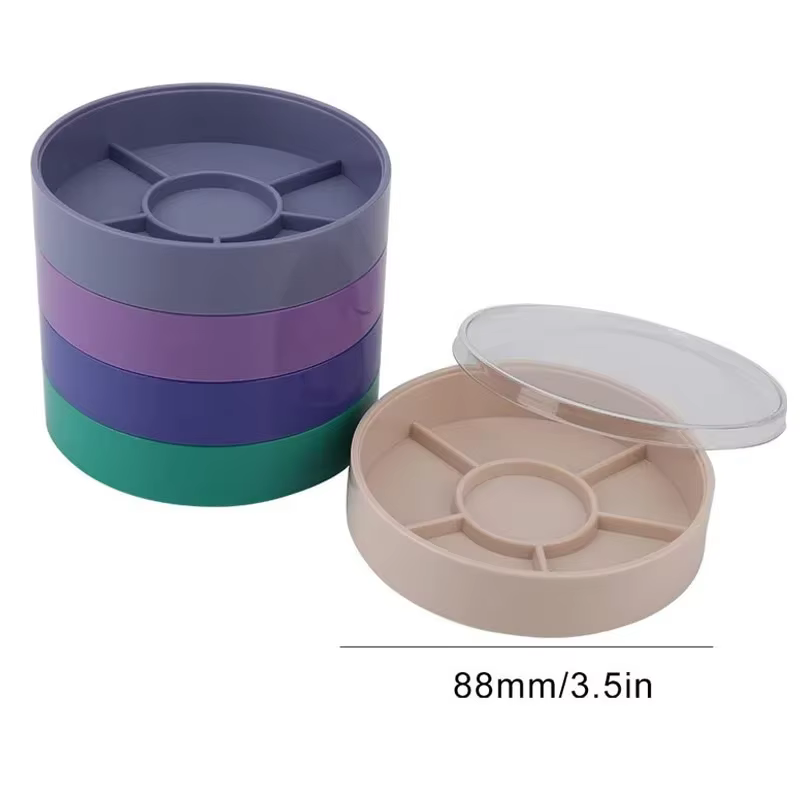 Boîte de rangement de pièces de montre, boîte de rangement d'outils de réparation de montre à 5 couc