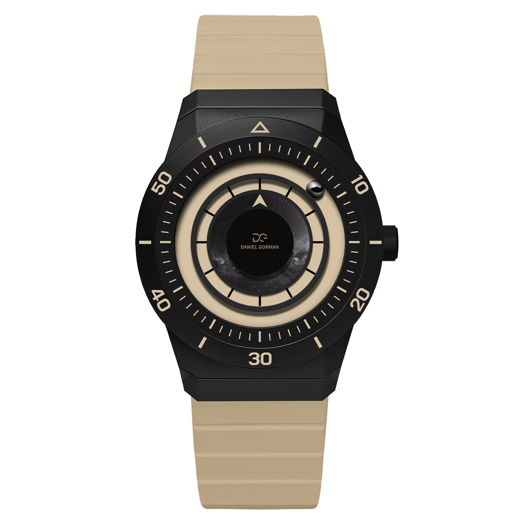 Daniel Gorman montre DG0131 reloj magnetico hombre nubeo montre magnétique boîtier en cuivre ageloce