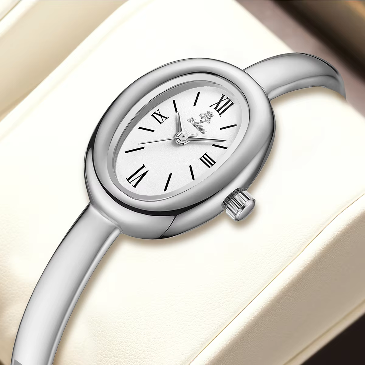 Montre-bracelet de luxe à quartz YaLaLuSi, résistante à l'eau, au design minimaliste, livrée avec un