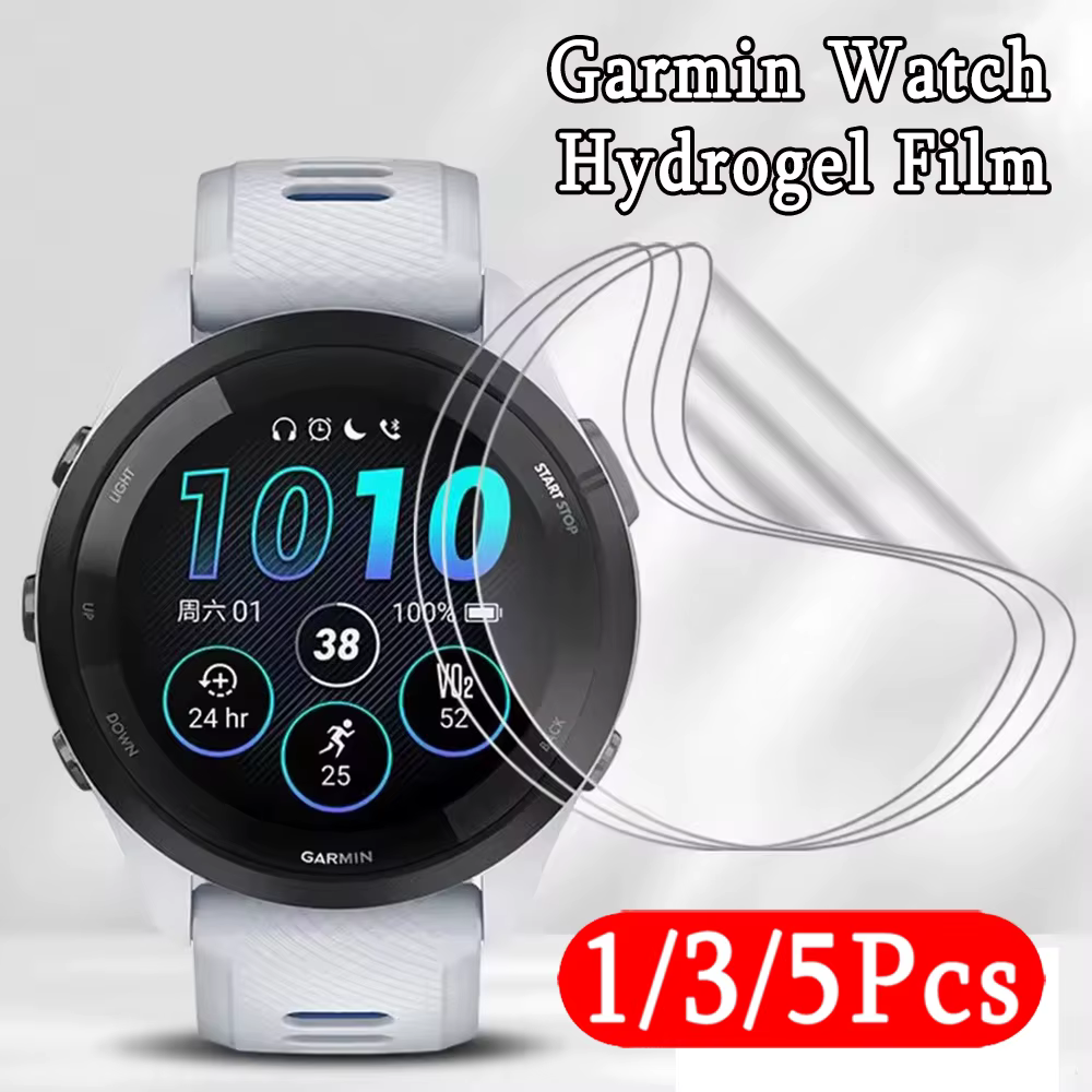 Film Hydrogel pour montre Garmin Forerunner 165 Music 45 55 220 225 230 235 245 255 255s 265 265S, 1