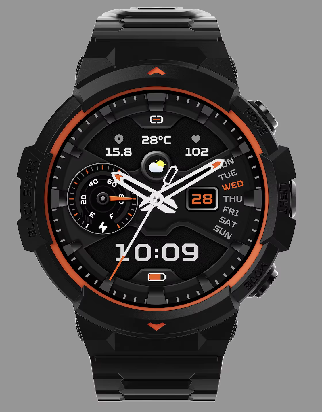 Montre connectée sport Black Shark GS3 version globale, écran AMOLED 1,43'', autonomie de 18 jours, 