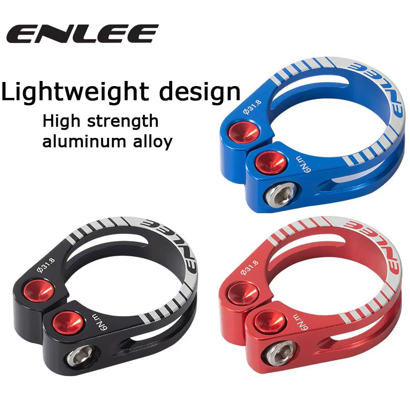ENLEE pince de tige de selle de vélo CNC en alliage d'aluminium pince de tige de selle de vélo pour