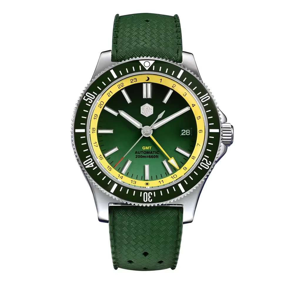 San Martin-Montre de Plongée Gstuff NH34, Design Original, 41mm, existent, Mécanique, à Dégagement R