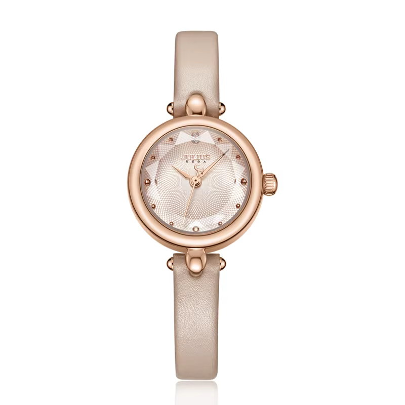 Mini montre pour femme, quartz japonais, élégante, mignonne, à la mode, petit bracelet en cuir, horl
