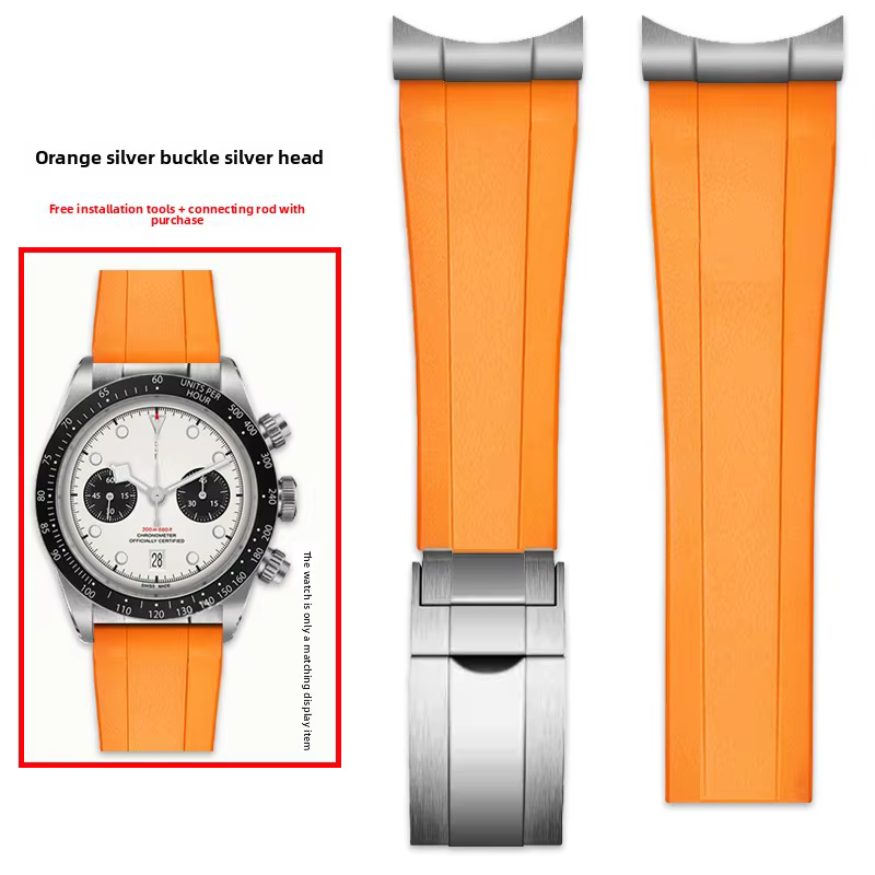Bracelet de montre pour Tudor Biwan Black Bay M79230R M79363N, extrémité incurvée en métal, bracelet