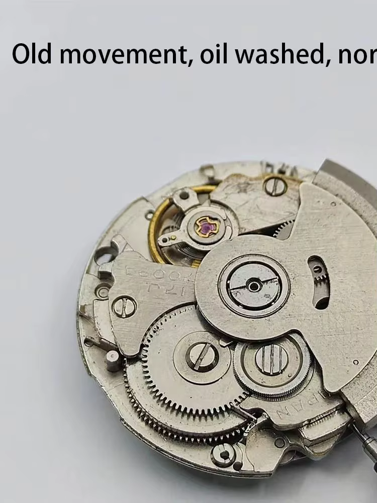 Accessoire de montre 7009 ancien mouvement, lavé à l'huile, 70% neuf pour un usage normal,