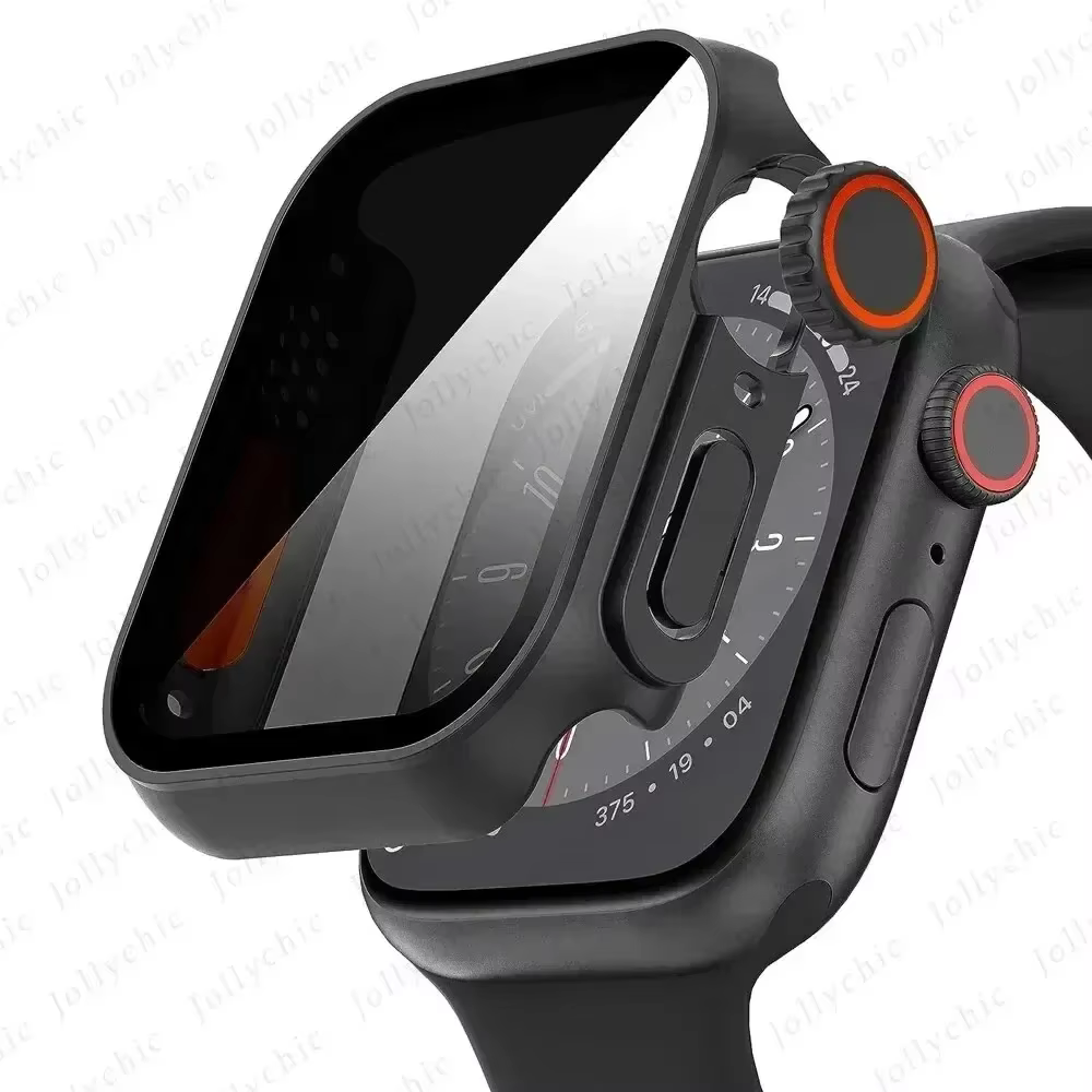 Étui pour apple watch Apple Watch Series9/8/7/6/5/4 SE 44 45 41 40mm, étui de protection d'écran en 