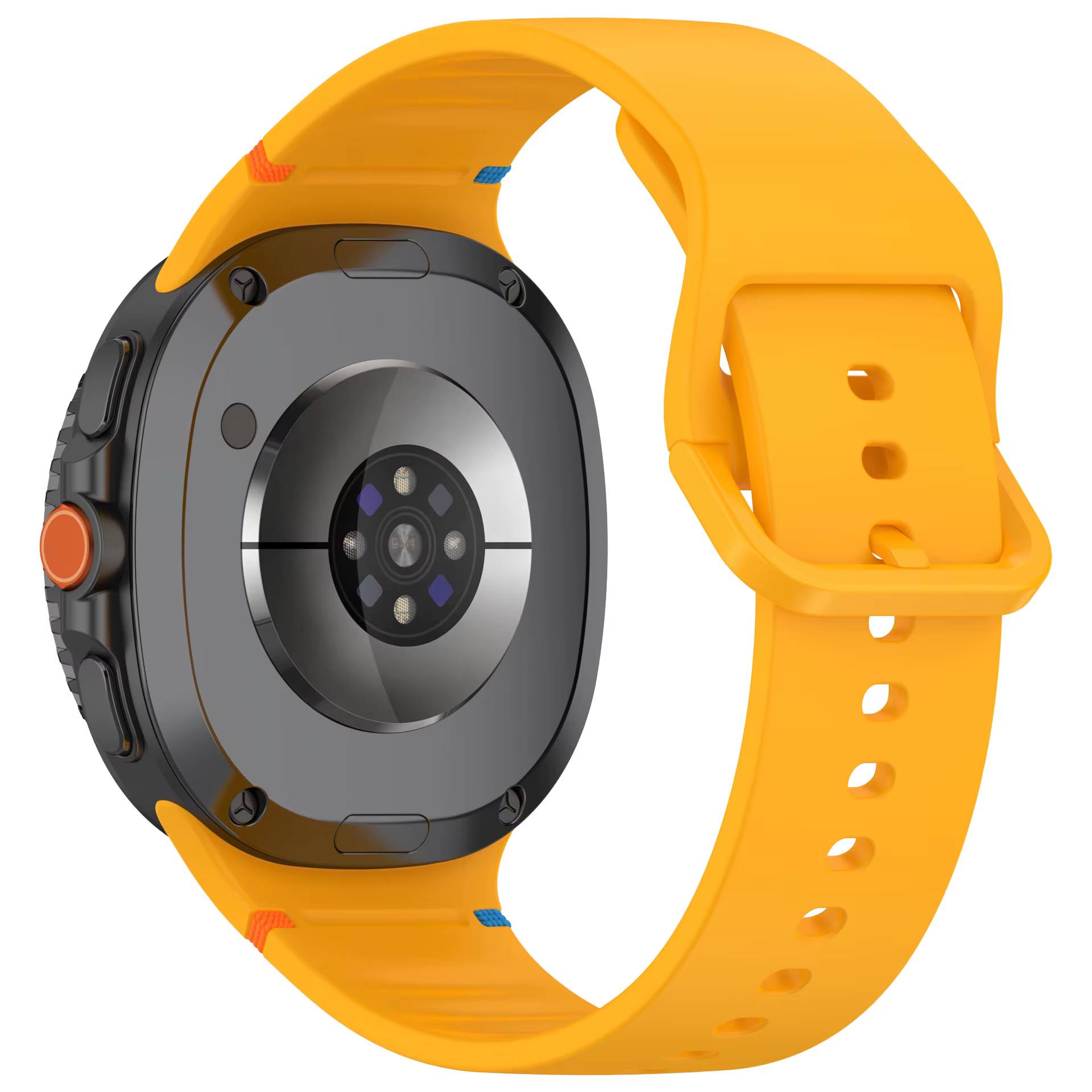 Bracelet officiel pour Samsung Galaxy Watch 8 Classic 46mm bracelet de remplacement en Silicone Gala