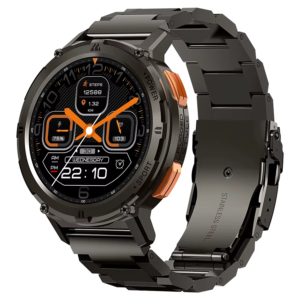 2025 Original KOSPET TANK T2 montres intelligentes pour hommes montres AMOLED AOD Smartwatch Bluetoo