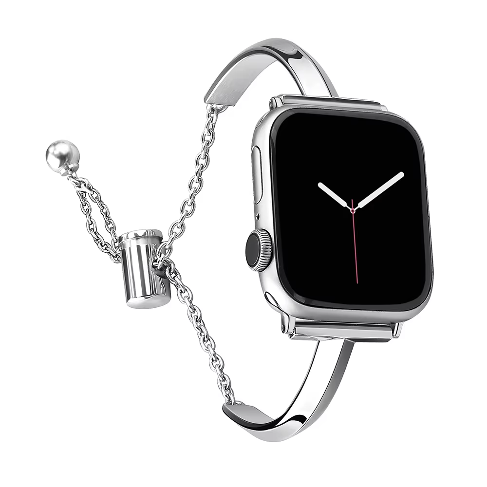 Bracelet à maillons en acier inoxydable pour Bracelet de montre Apple 6 7 8 SE 40mm 44mm 45mm 41mm 4