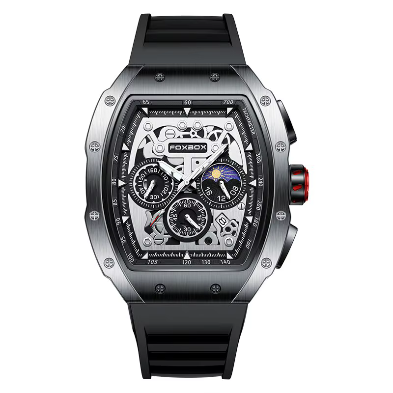 Montre de sport étanche pour homme, montre-bracelet à quartz, chronographe militaire, affaires, marq