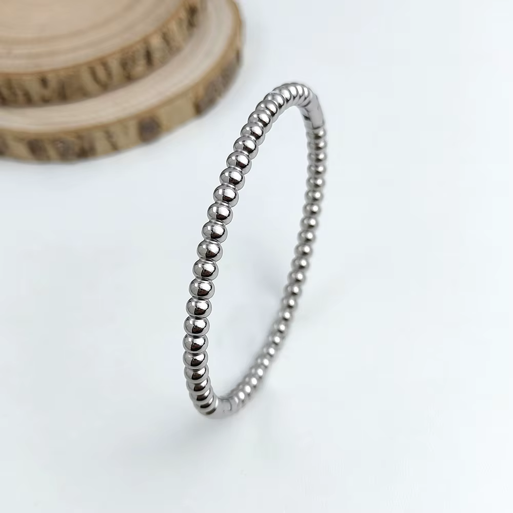 Nouveau bracelet en forme de O en acier inoxydable plaqué or, bracelet étanche de haute qualité pour