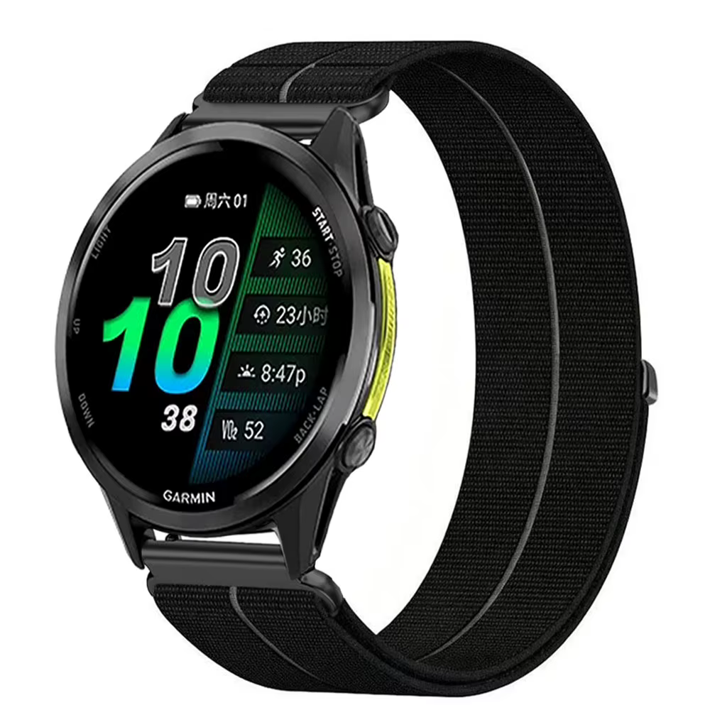 Bracelet en nylon 18/20/22mm pour Garmin Venu 4 45/41mm 3 3S 2 Plus/Active 6 5, bracelet pour Foreru