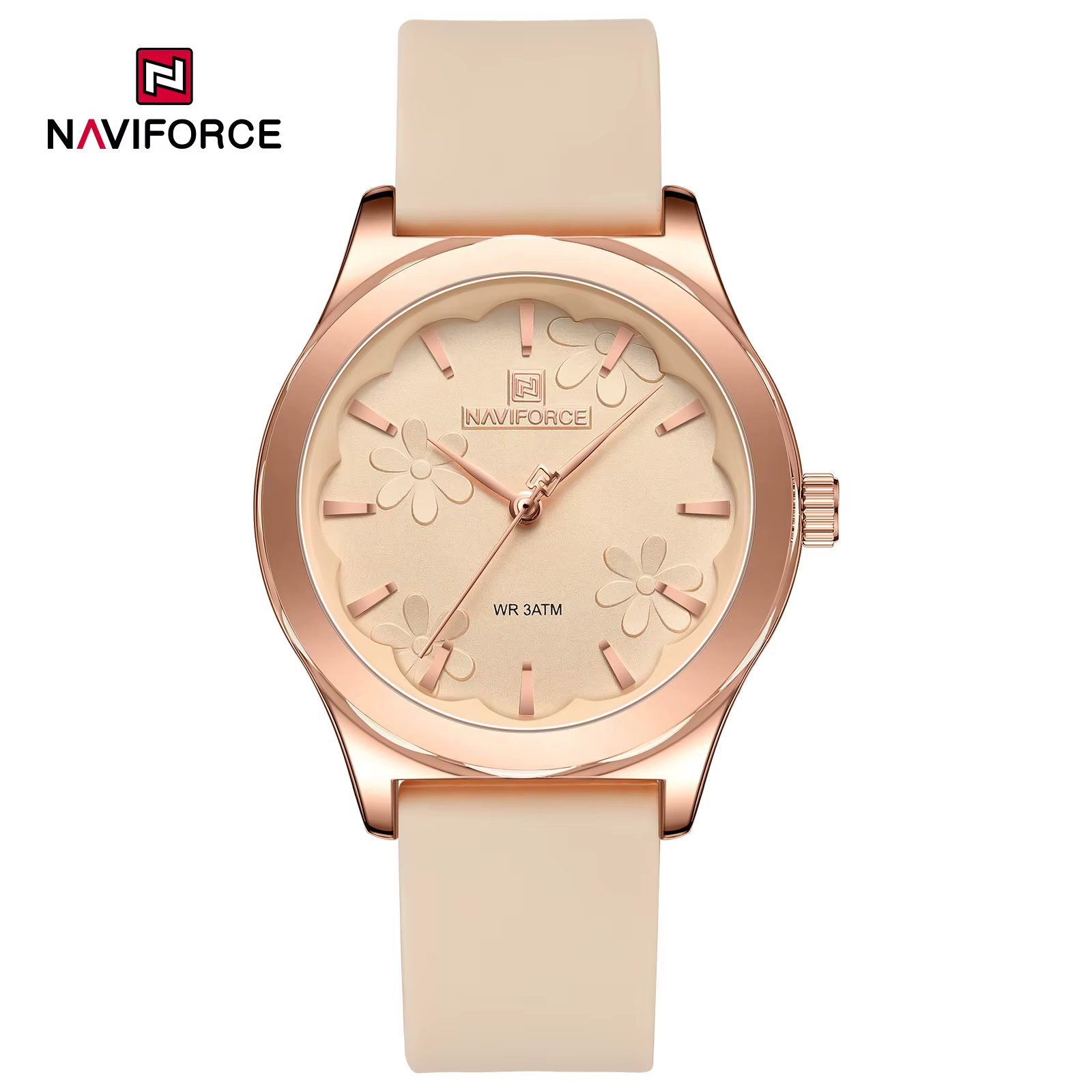 NAVIFORCE femmes montres mode décontracté dames montre à Quartz étanche lumineux Simple en cuir luxe