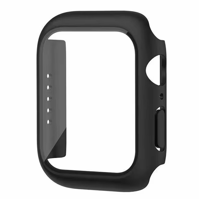 Verre trempé + étui pour Apple Watch 46mm 44mm 45mm 41mm 40mm 42mm, protecteur d'écran pour iwatch s