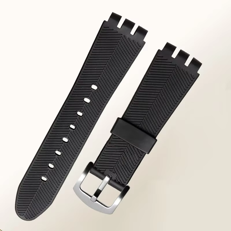 Bracelet de montre en cuir véritable pour Swatch IRONY YOS440 449 448 401G, accessoires de montre, 2