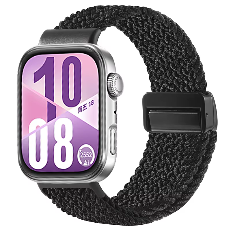 Bracelet de remplacement pour montre connectée HUAWEI fit 4 Pro/fit 3/5 Pro, bracelet tressé magnéti