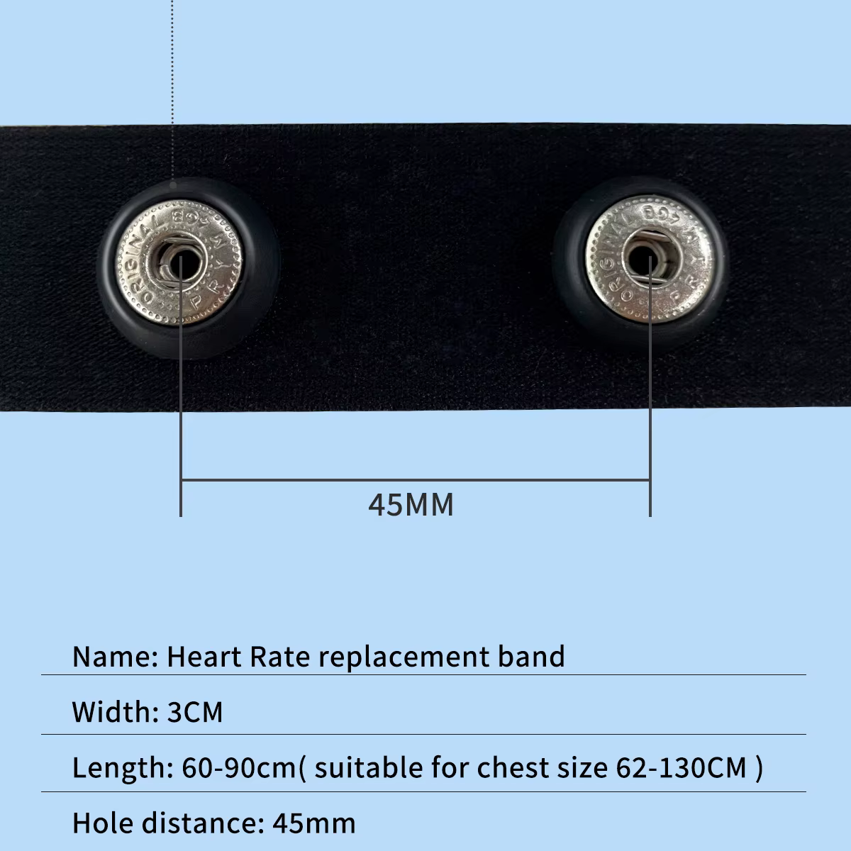 Magene-Sangle de poitrine pour moniteur de fréquence cardiaque, compatible avec Garmin, Bryton, XOSS