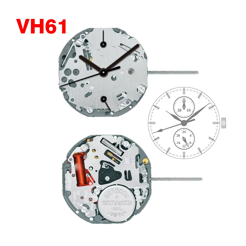Mouvement à quartz pour montre japonaise VH31 VH60 VH61 VH63 VH64 VH65 VH67 VH68 VH83 VH88 Original