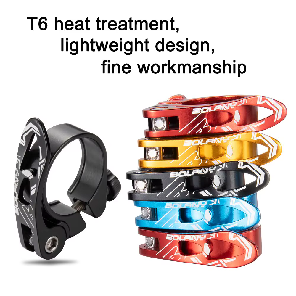 BOLANY-Collier de serrage de tige de dégager de vélo VTT, dégagement rapide, alliage ultraléger, acc