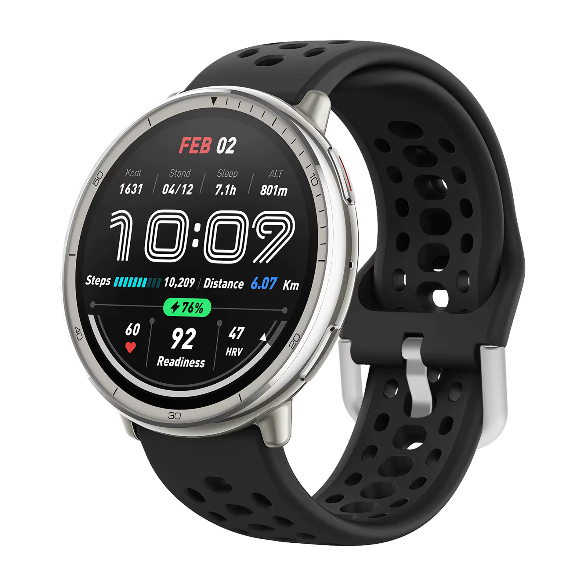 Bracelet en Silicone d'origine pour Amazfit Active 2 Sport Bracelet respirant Intelligent Correa Ama