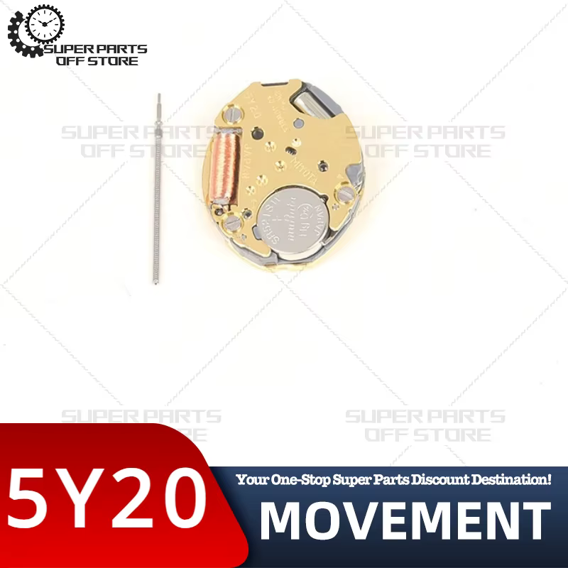 Nouveau japon mis5 5y20 mouvement électronique à Quartz 5y20 mouvement deux broches montre mouvement