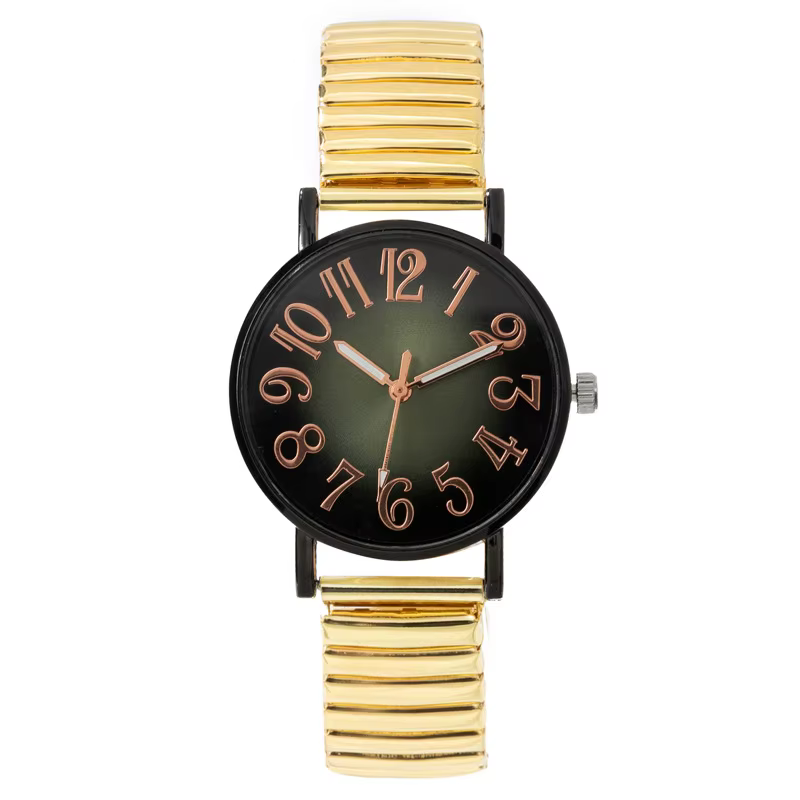 Montre à Quartz numérique bleue pour femmes, de luxe, Simple, mode, nouvelle marque, extensible, en 