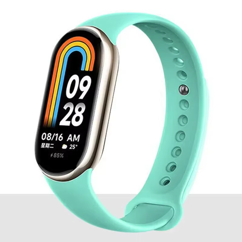 Bracelets de montre de Sport pour Xiaomi Mi band 8-9 NFC remplacement miband9/8 Bracelet en silicone
