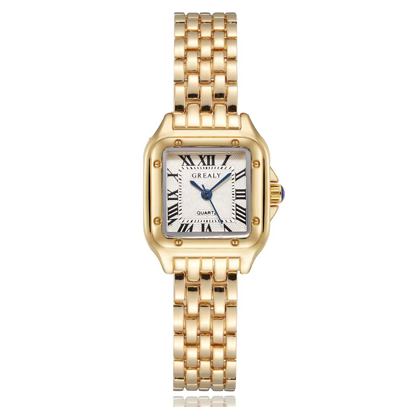 Montres de luxe en strass pour femmes, montre-bracelet à Quartz carrée, Simple, horloge pour dames