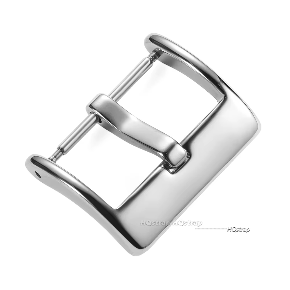 16 18 20 22mm bracelet de montre boucle en métal bracelet solide bouton carré en acier inoxydable ma