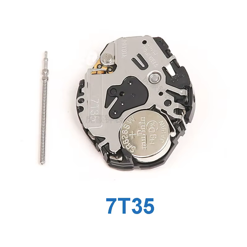 Outils de réparation de montres importés du japon, mouvement à Quartz japonais 7T35, pièces de répar