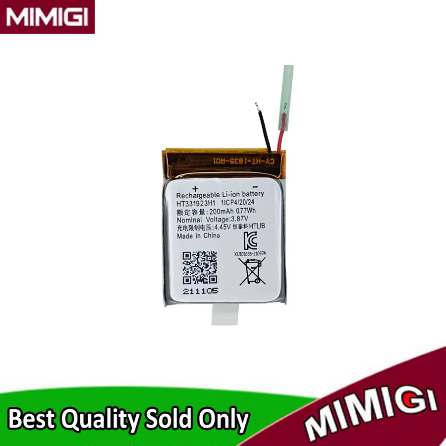 Batterie originale de remplacement 200mAh HT331923H1 331923 3.87V 361-00130-00 pour montre connectée
