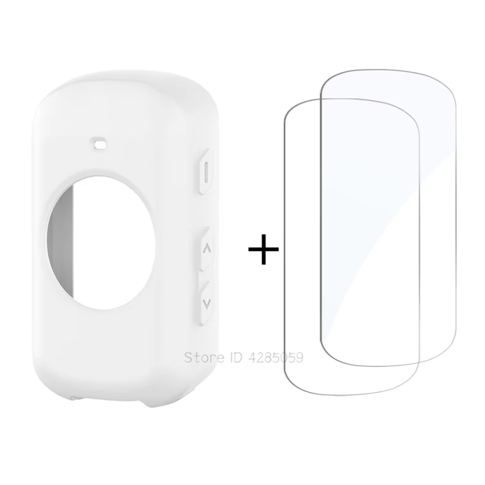 Verre trempé + étui en silicone pour Garmin Edge 530 830 840 540 1040 130 GPS, protection d'écran, c