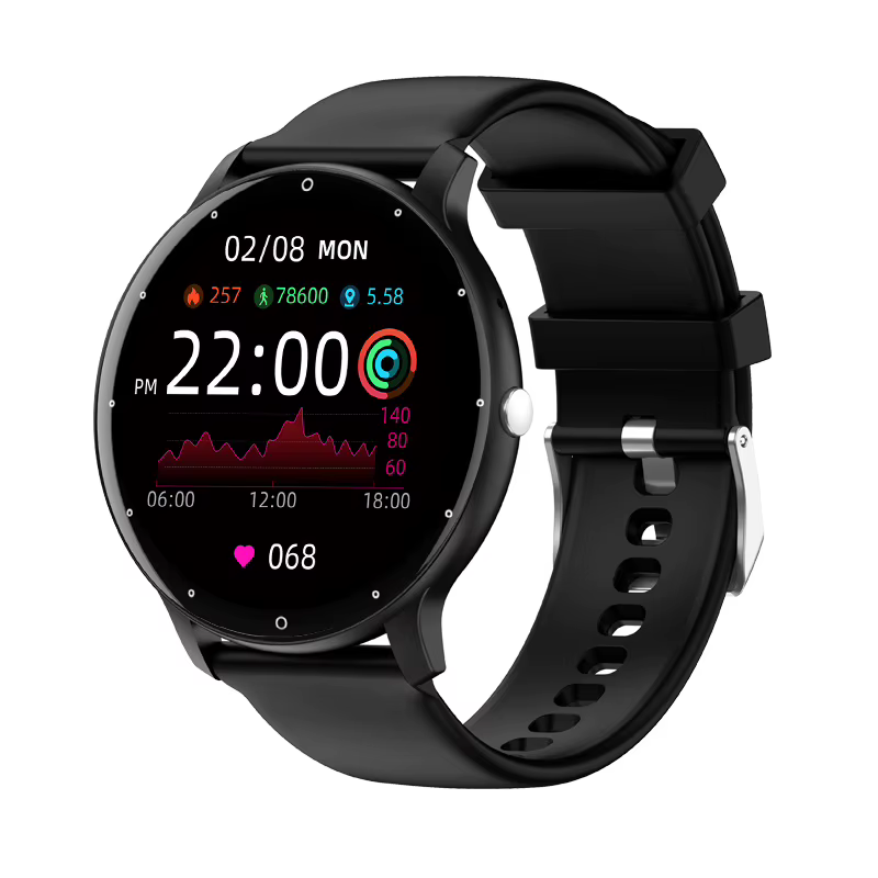 2025 ZL02 montre intelligente dames plein écran tactile sport Fitness montre IP67 étanche Bluetooth 